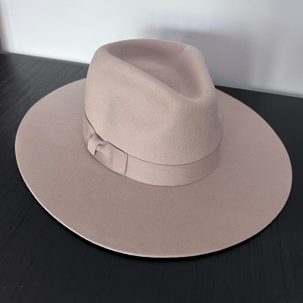 Beige Women's Fedora Hat